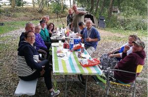 9 août 2018 - Petit goûter entre amis - Anniversaire Michel